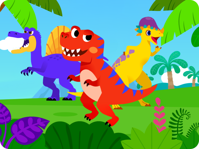 Pinkfong Dino World Game
